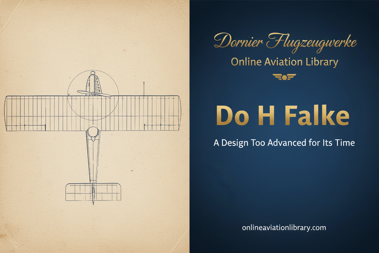 Dornier Do H Falke – A Design Too Advanced for Its Time