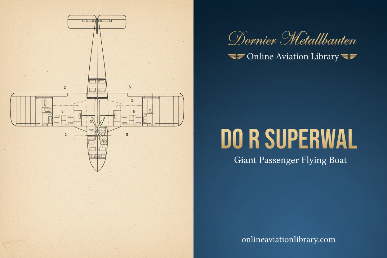Dornier Do R.2 and R.4 Superwal – The Evolution of the Do J Wal