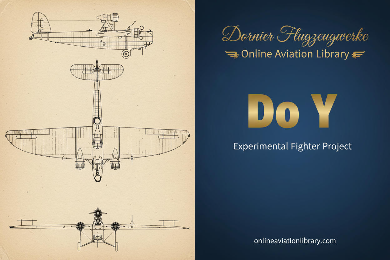 Dornier Do Y – The Experimental Fighter That Never Took Flight