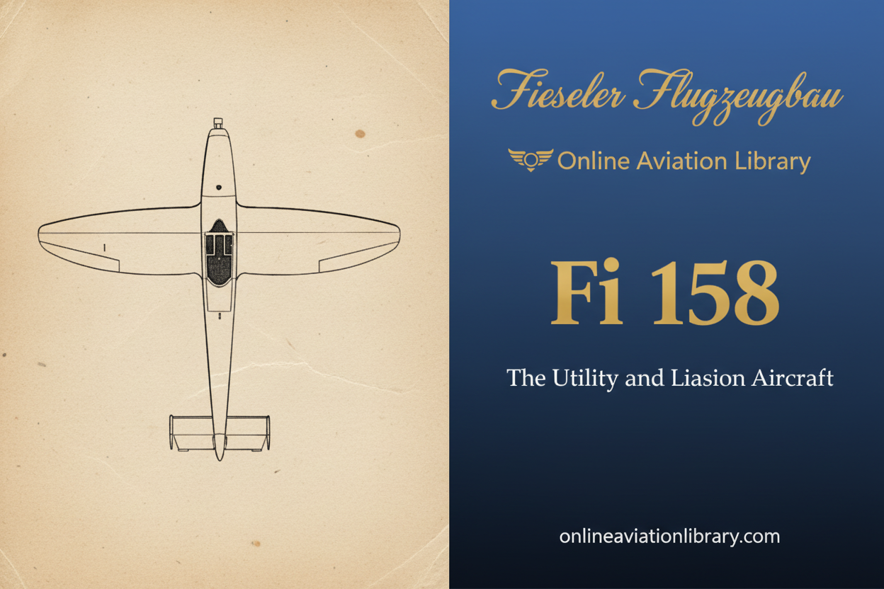 Fieseler Fi 158: The Utility and Liaison Aircraft