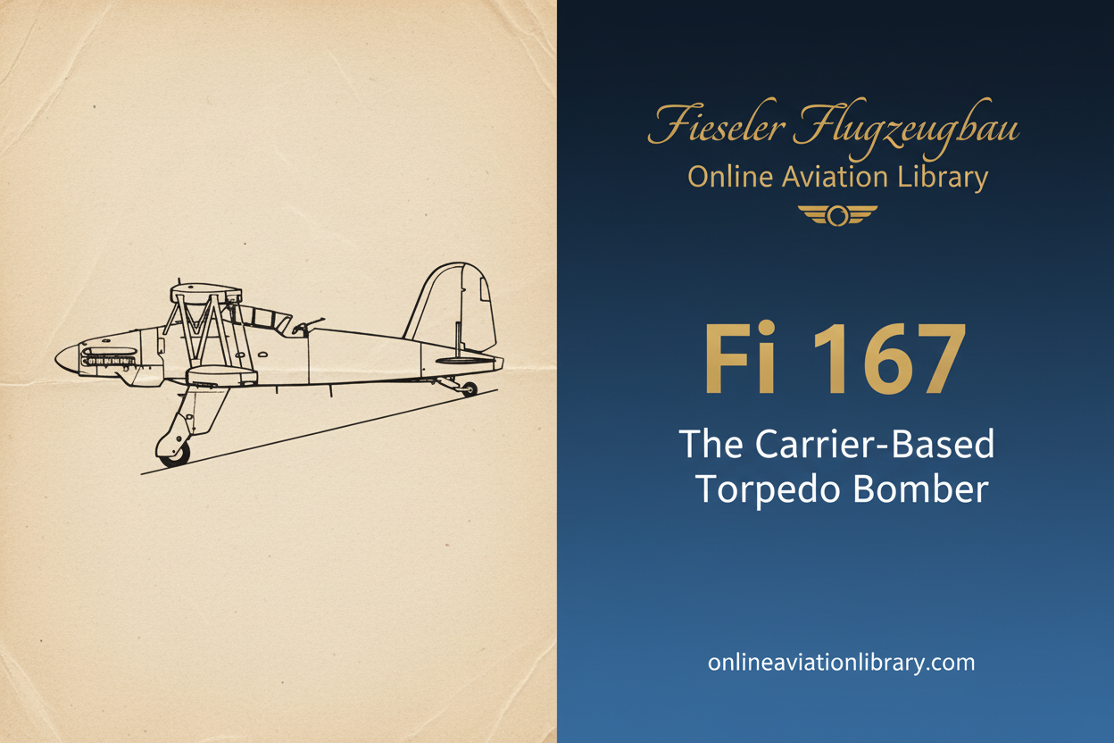 Fieseler Fi 167: The Carrier-Based Torpedo Bomber