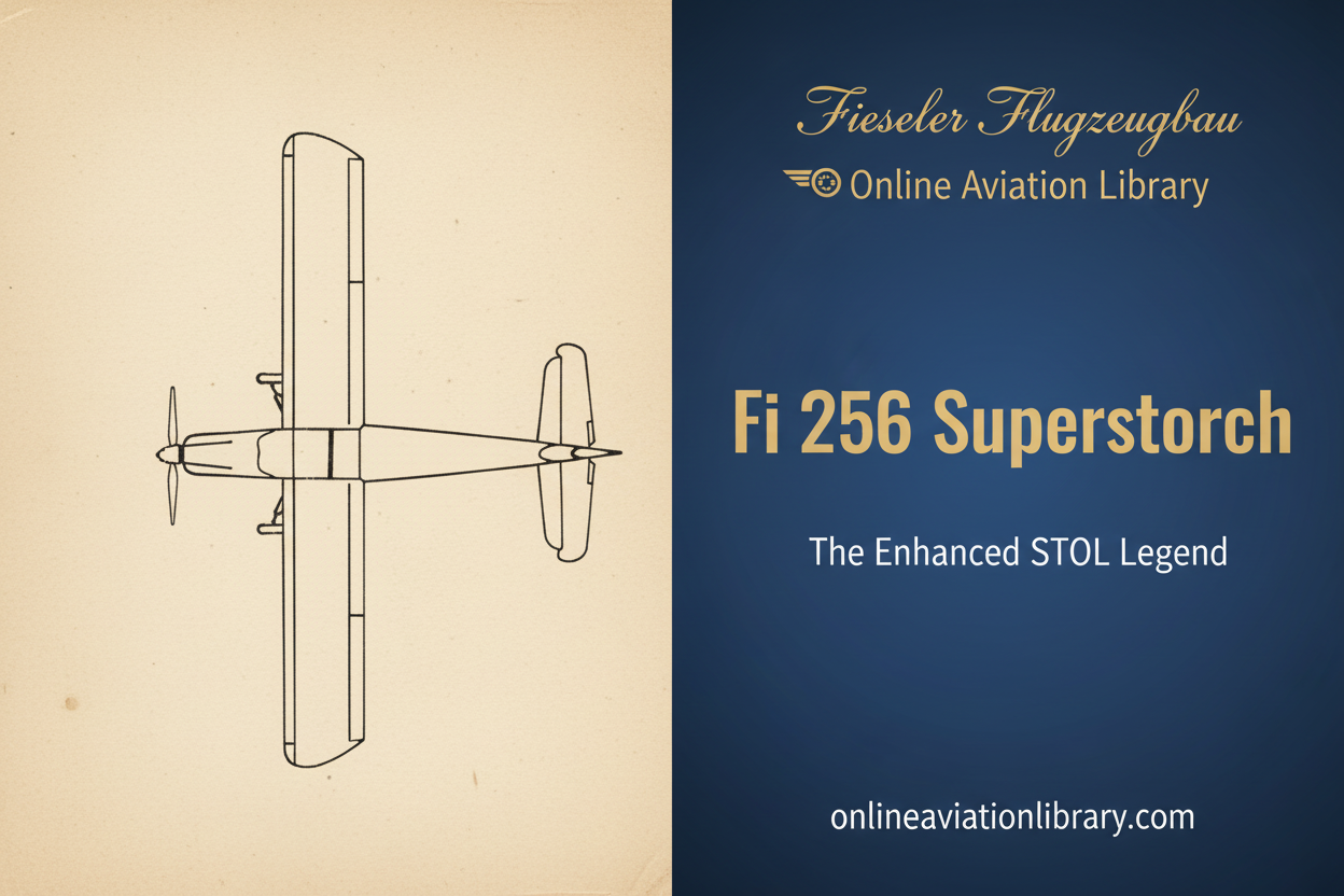 Fieseler Fi 256 Superstorch: The Enhanced STOL Legend
