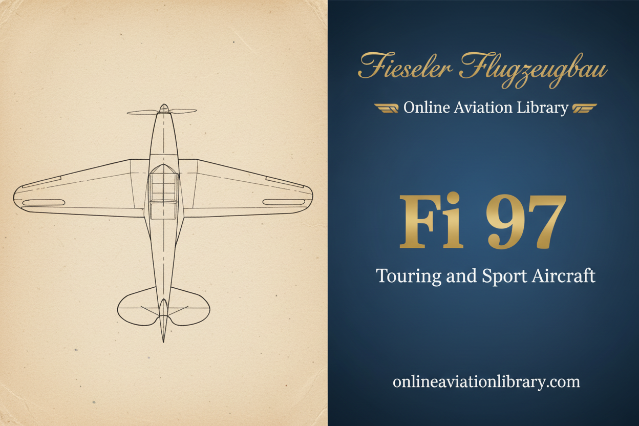 Fieseler Fi 97: Touring and Sport Aircraft