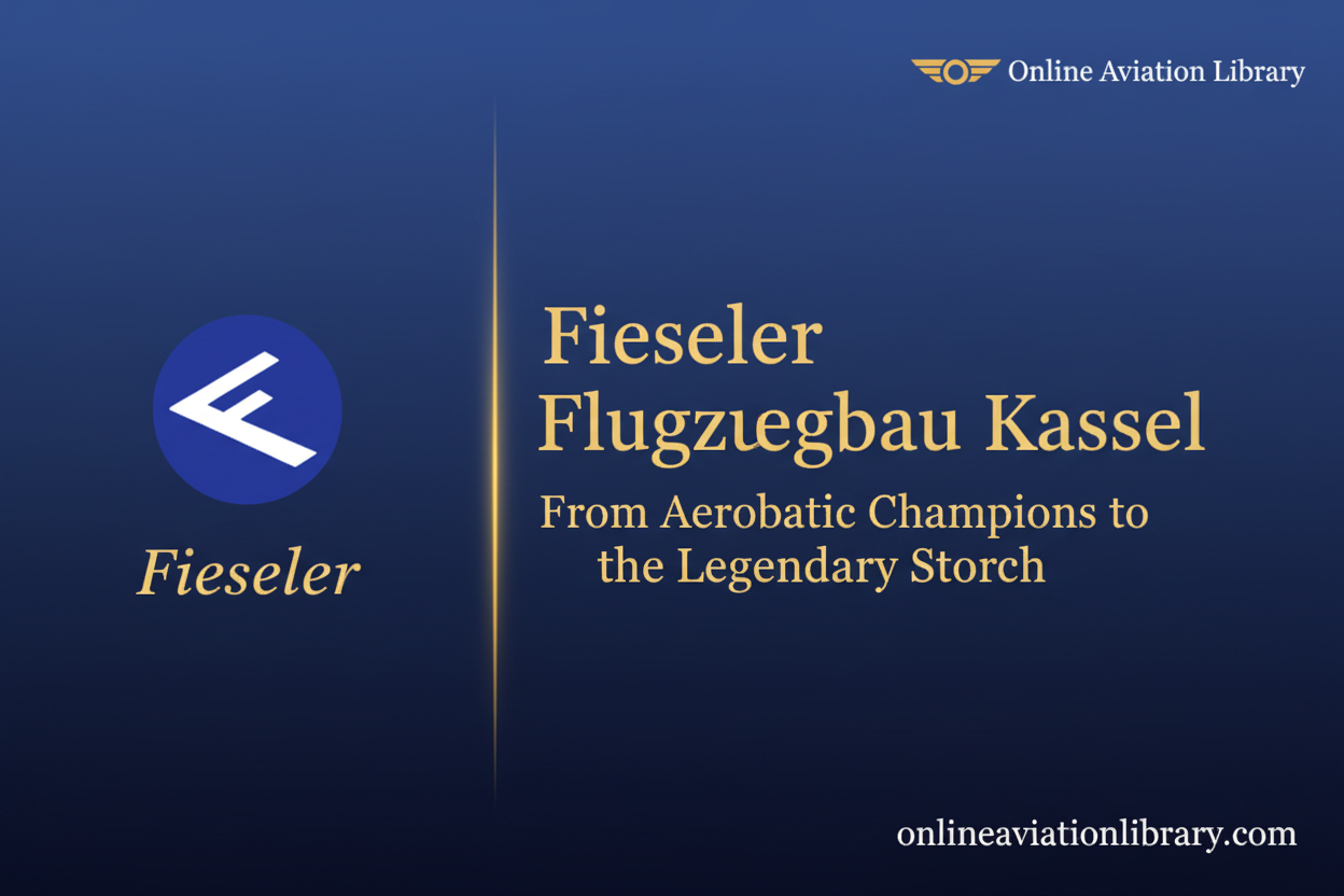 Fieseler Flugzeugbau Kassel: From Aerobatic Champions to the Legendary Storch