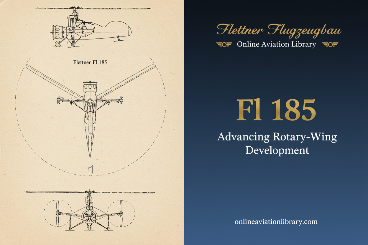 Flettner Fl 185: Advancing Rotary-Wing Development