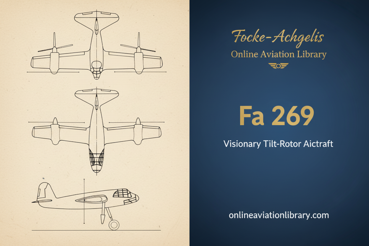 Focke-Achgelis Fa 269: Visionary Tilt-Rotor Aircraft