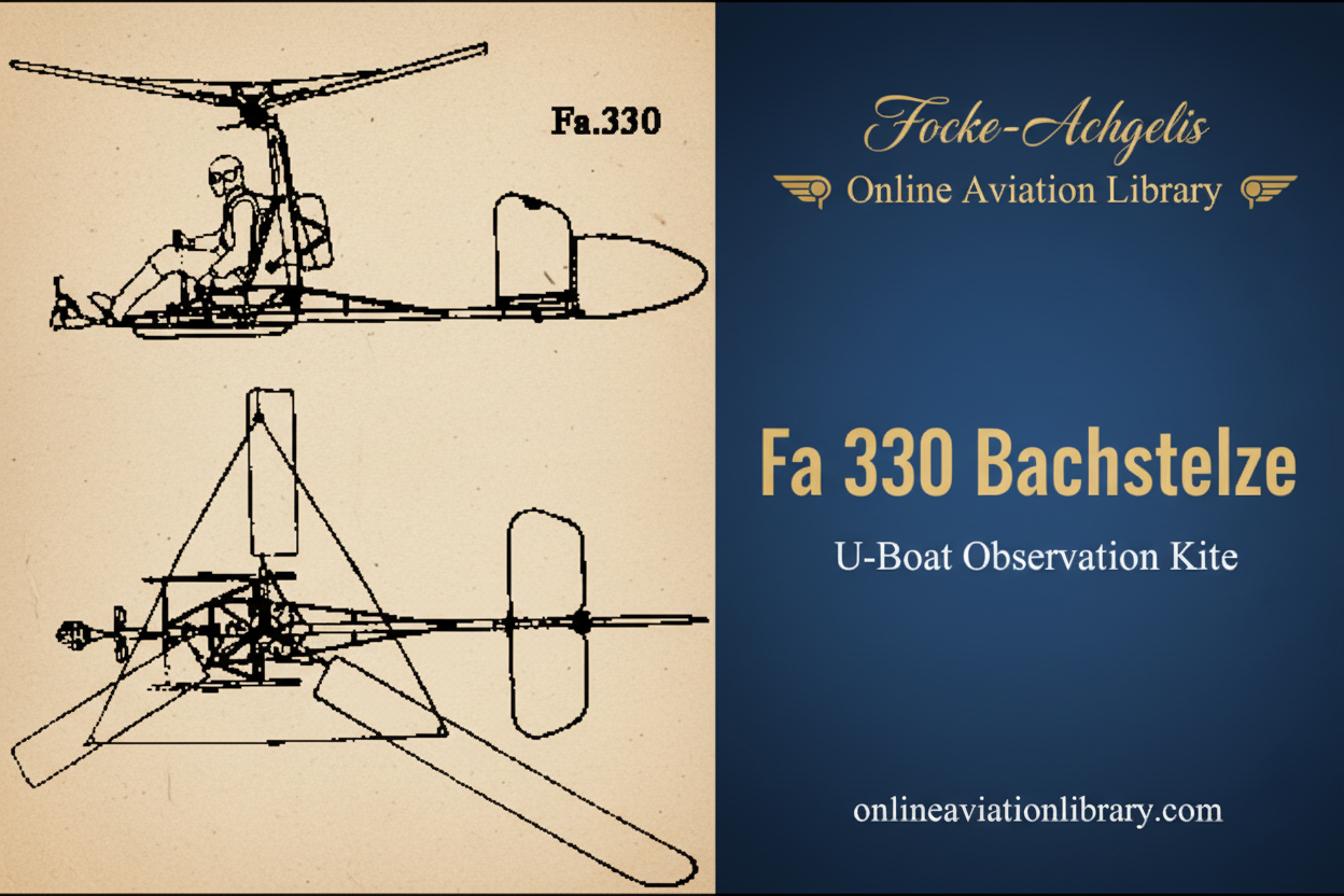 Focke-Achgelis Fa 330 Bachstelze: U-Boat Observation Kite