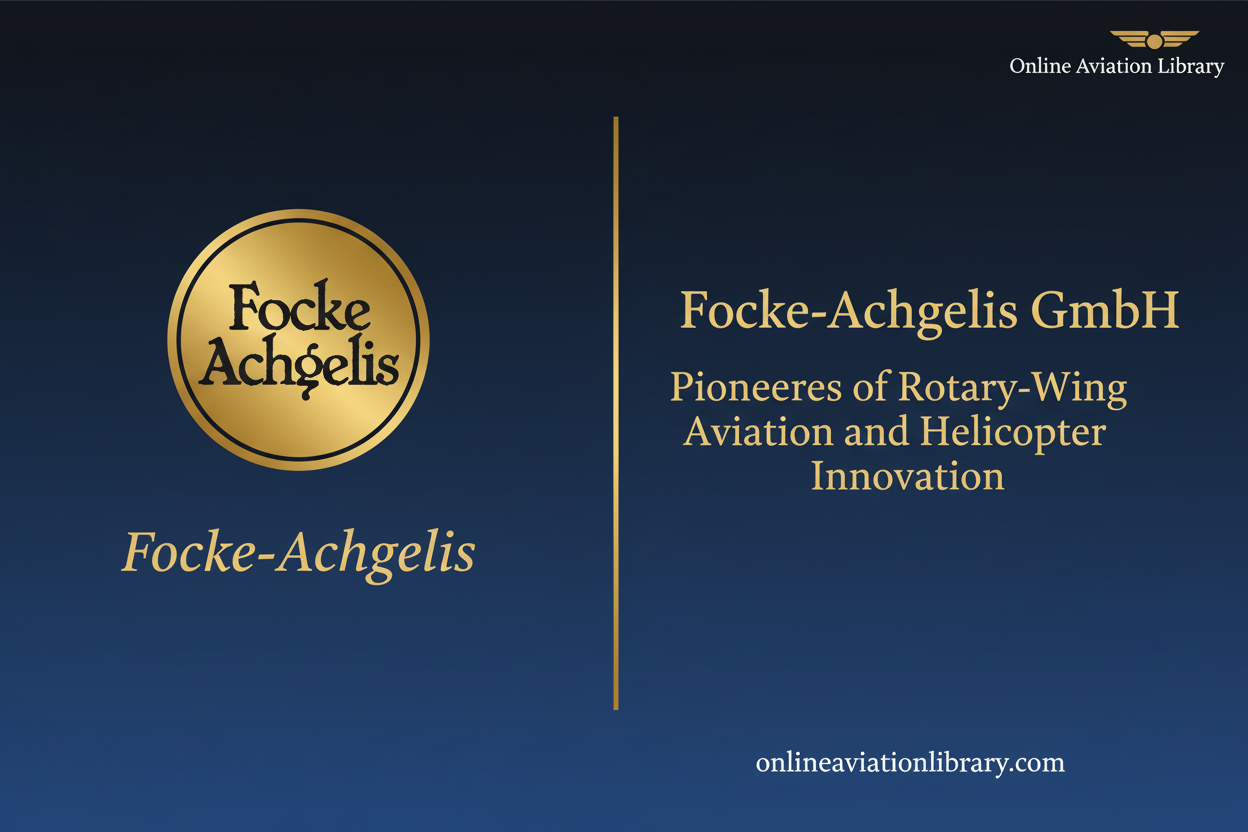 Focke-Achgelis: Pioneers of Rotary-Wing Aviation