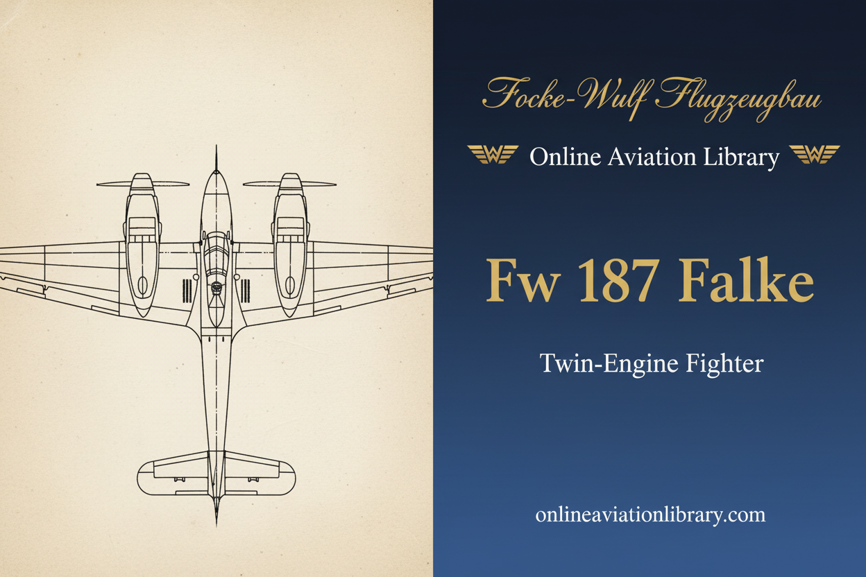 Focke-Wulf Fw 187 Falke: The Lost Innovation of the German Air Force