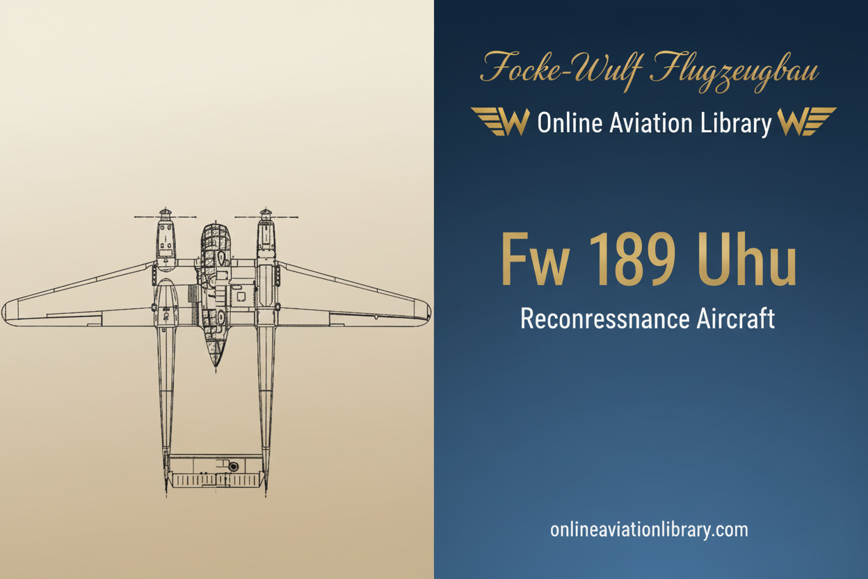 Focke-Wulf Fw 189 Uhu: The Futuristic German WW2 Aircraft