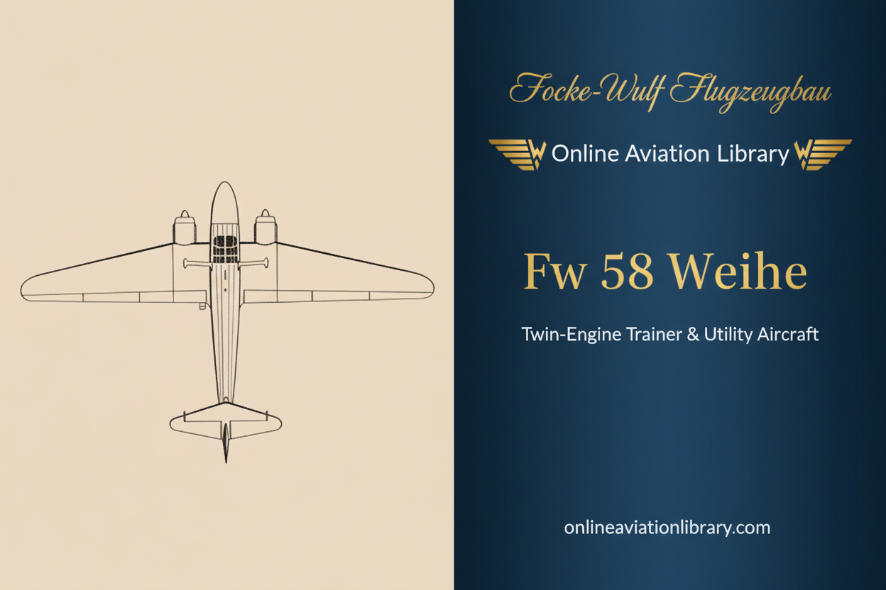 Focke-Wulf Fw 58 Weihe: The Versatile Twin-Engine Workhorse