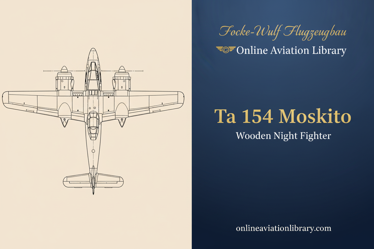 Focke-Wulf Ta 154 Moskito: Germany's Wooden Night Fighter