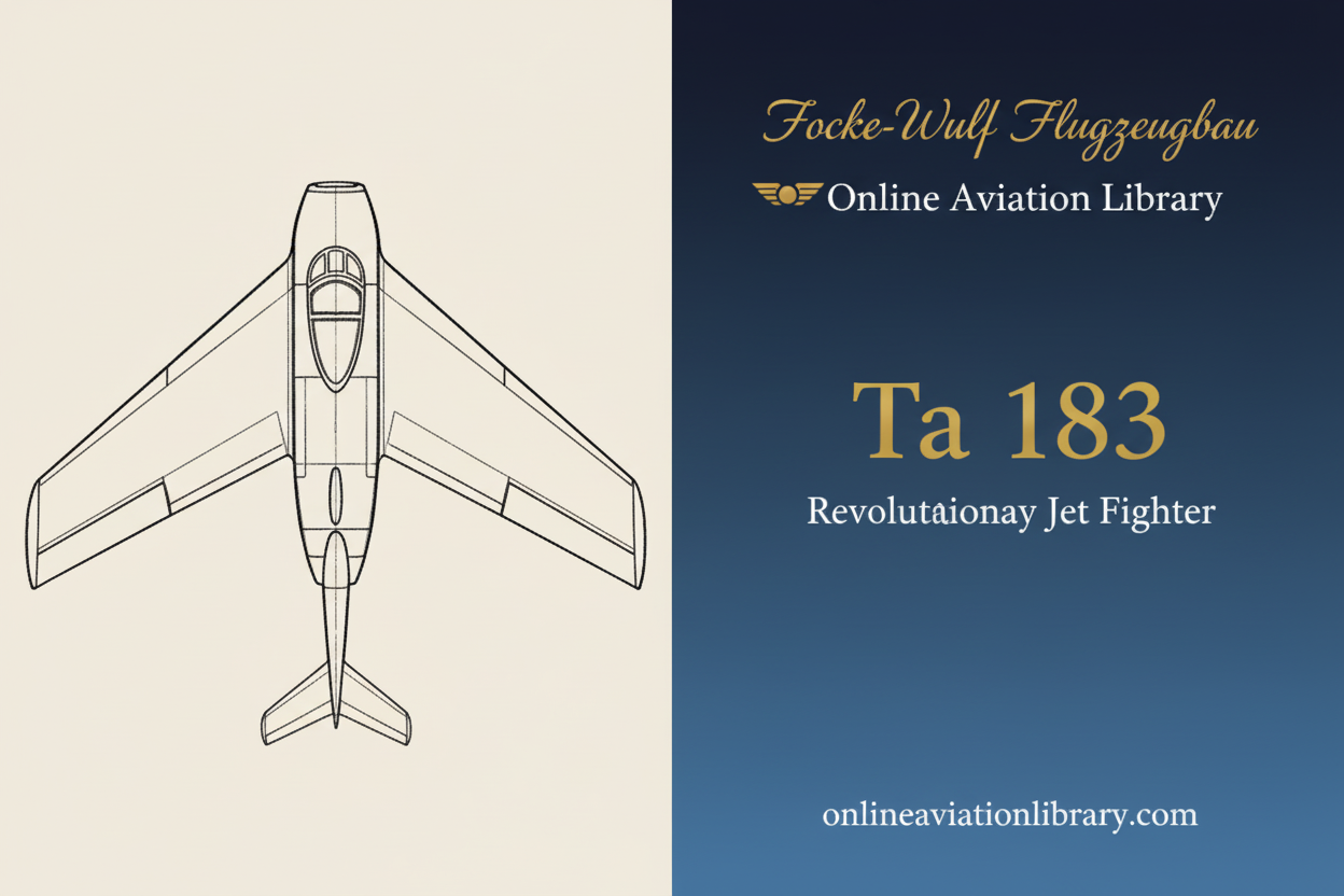 Focke-Wulf Ta 183: A Step Towards Modern Jet Technology