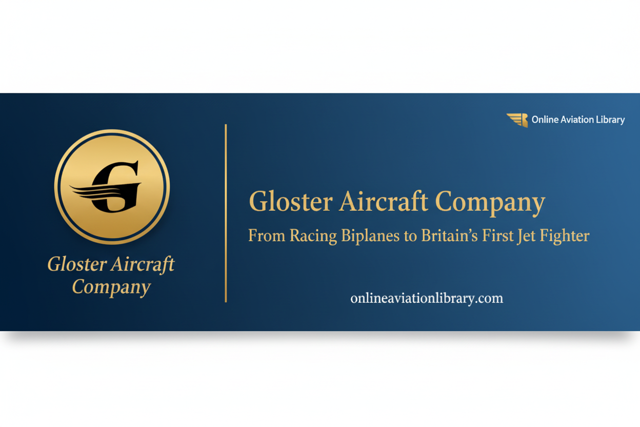 Gloster Aircraft Company: From Racing Biplanes to Britain's First Jet Fighter