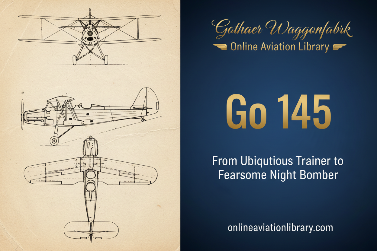 Gotha Go 145 - From Ubiquitous Trainer to Fearsome Night Bomber