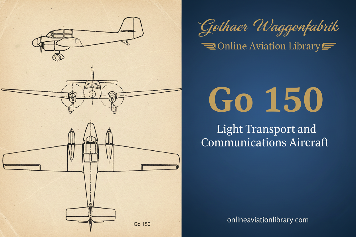 Gotha Go 150 - Light Transport and Communications Aircraft