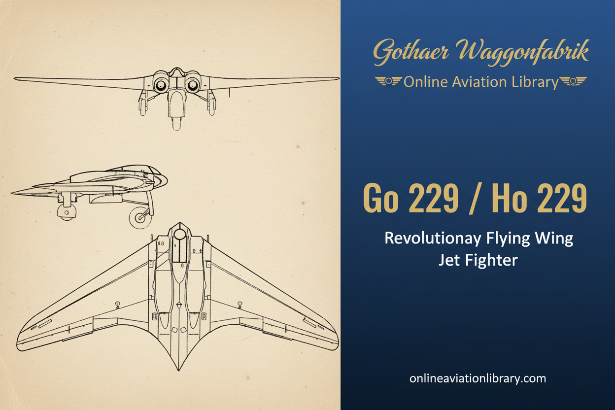 Gotha Go 229 / Horten Ho 229 - Revolutionary Flying Wing Jet Fighter