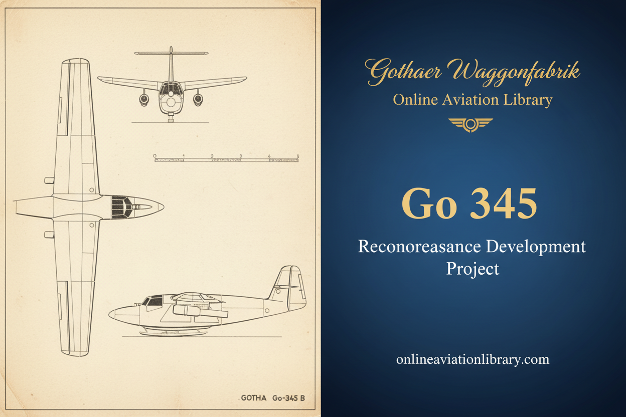 Gotha Go 345 - Reconnaissance Development Project
