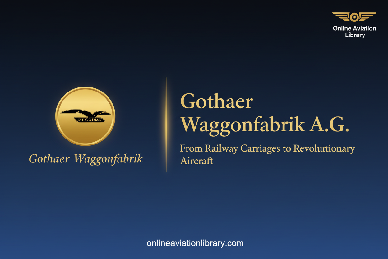 Gothaer Waggonfabrik (Gotha, GWF) - From Railway Carriages to Revolutionary Aircraft