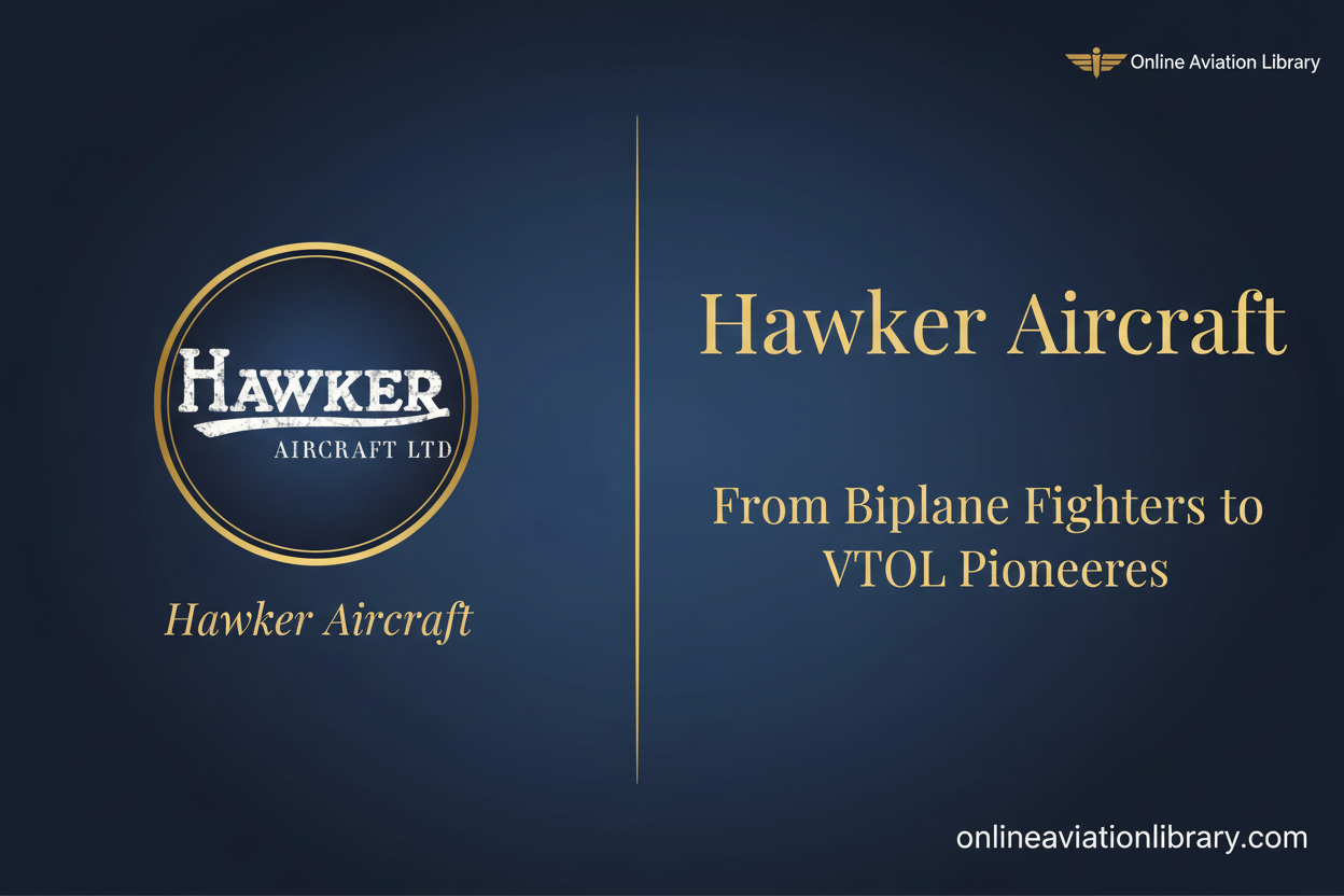 Hawker Aircraft: From Biplane Fighters to VTOL Pioneers