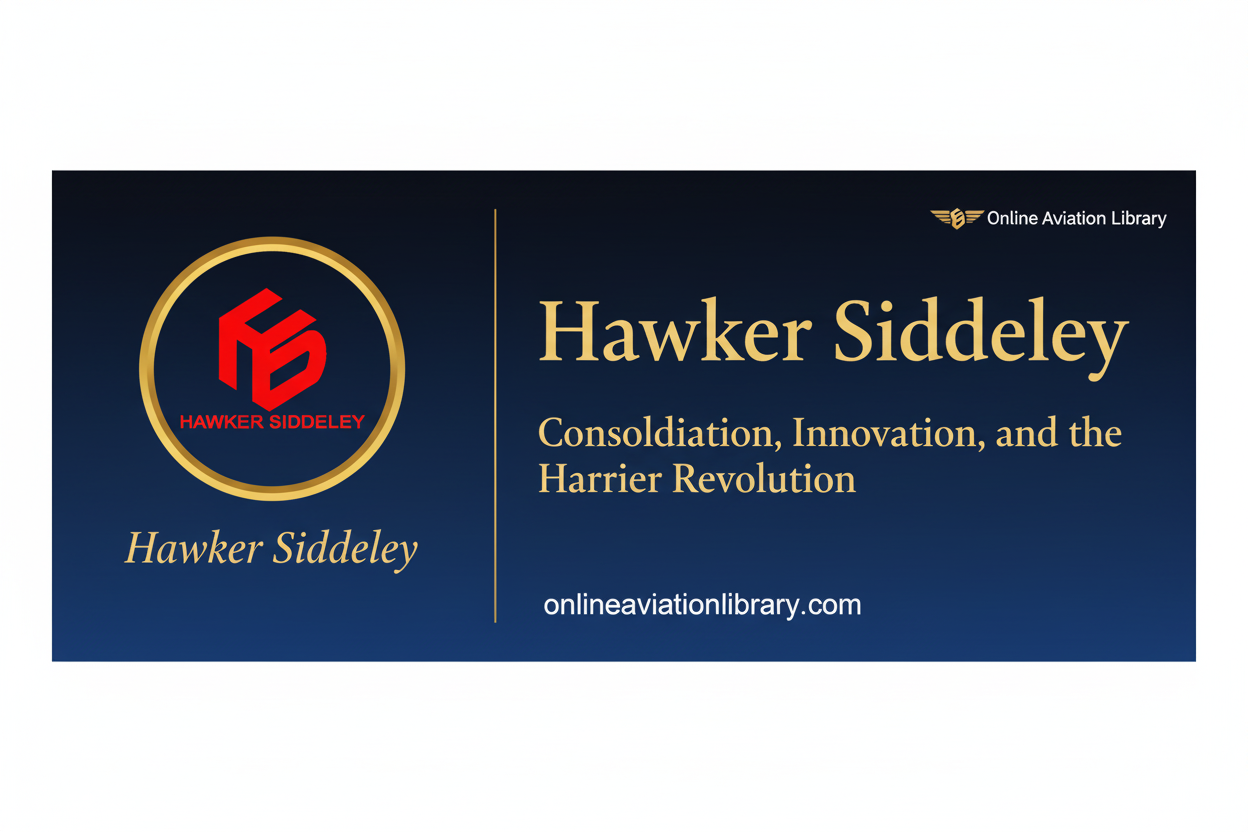 Hawker Siddeley: Consolidation, Innovation, and the Harrier Revolution