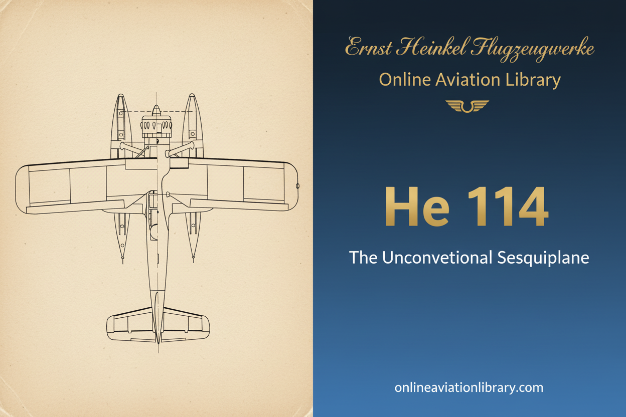 Heinkel He 114: The Unconventional Sesquiplane