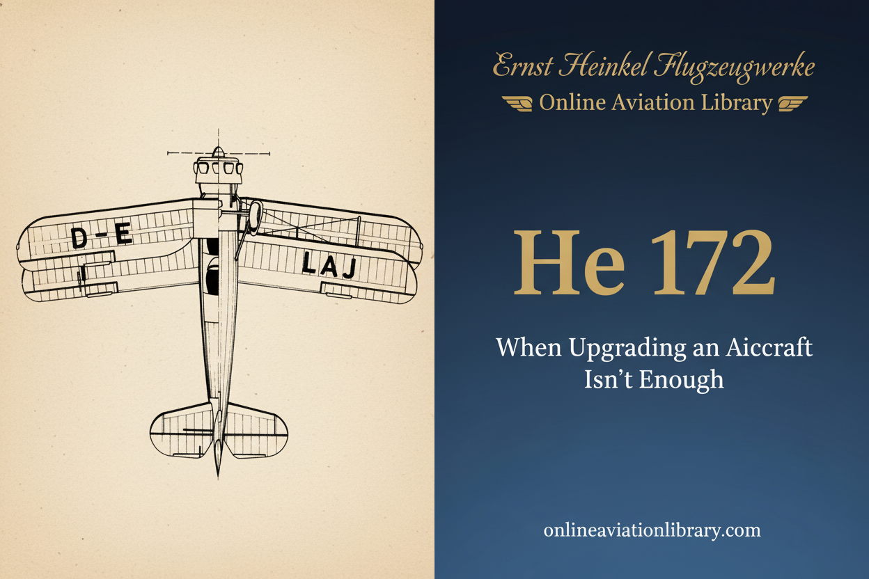 Heinkel He 172: When Upgrading an Aircraft Isn't Enough