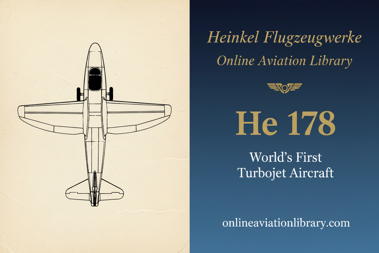 Heinkel He 178 — The World's First Turbojet Aircraft