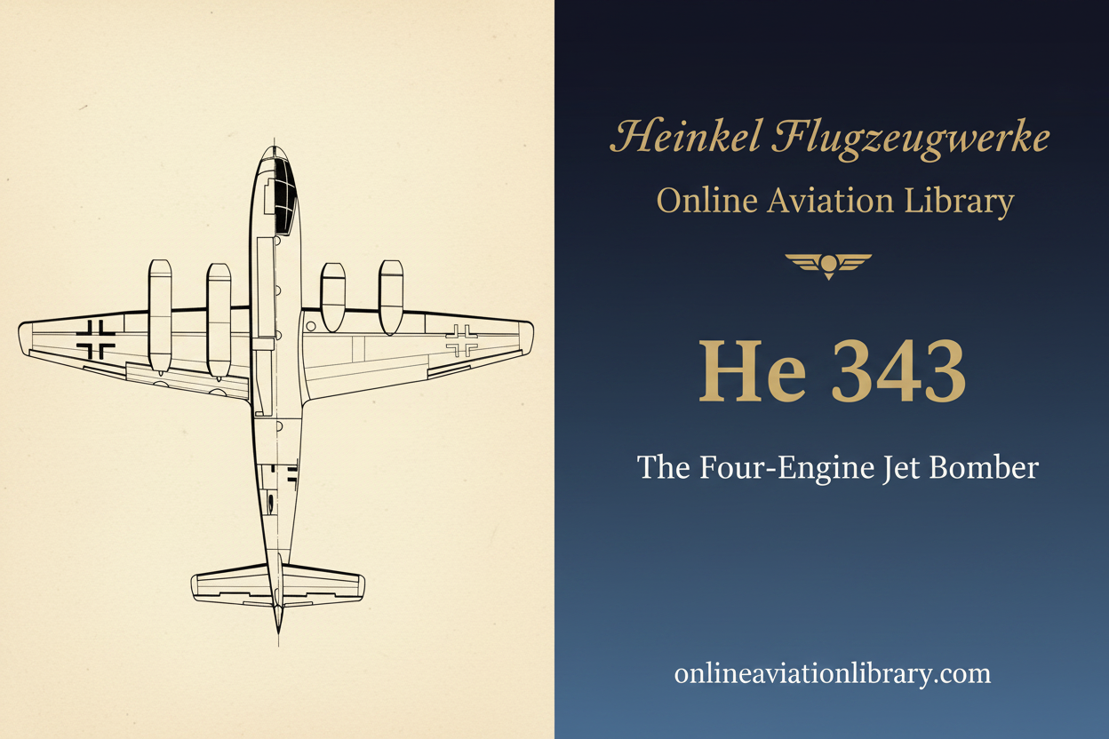 Heinkel He 343 — The Four-Engine Jet Bomber That Never Was