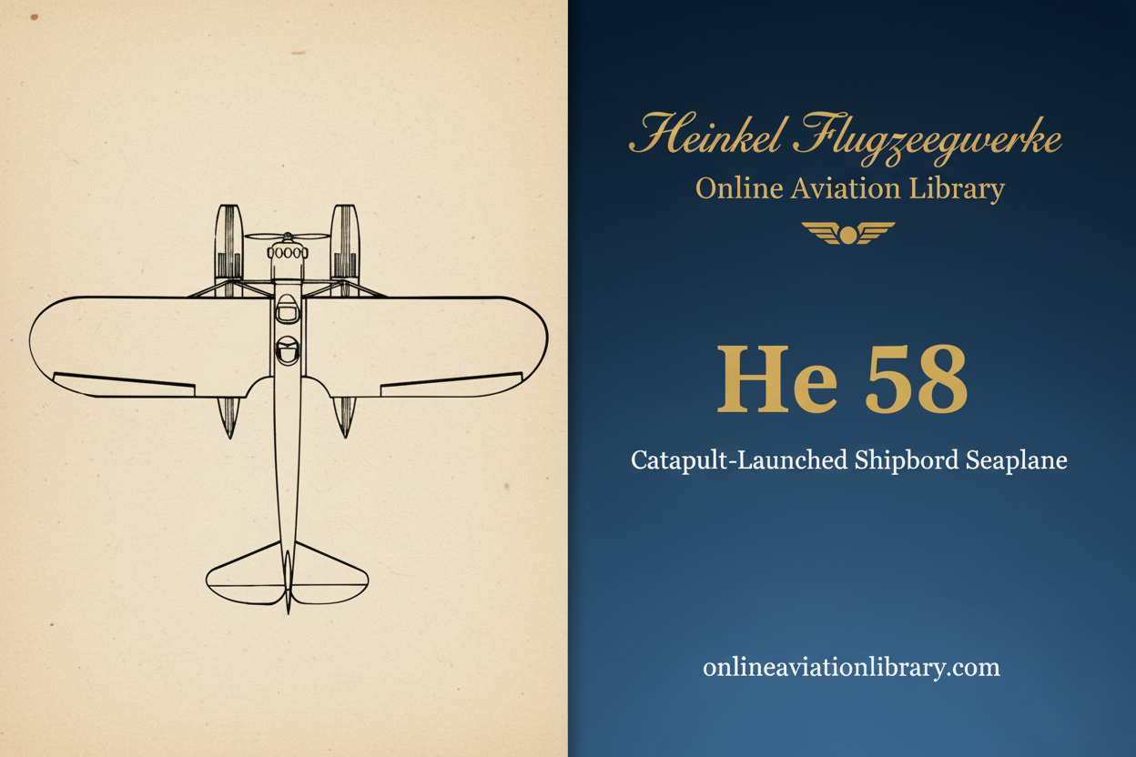 Heinkel He 58: A Plane, a Ship, a Catapult – The Unique Mission