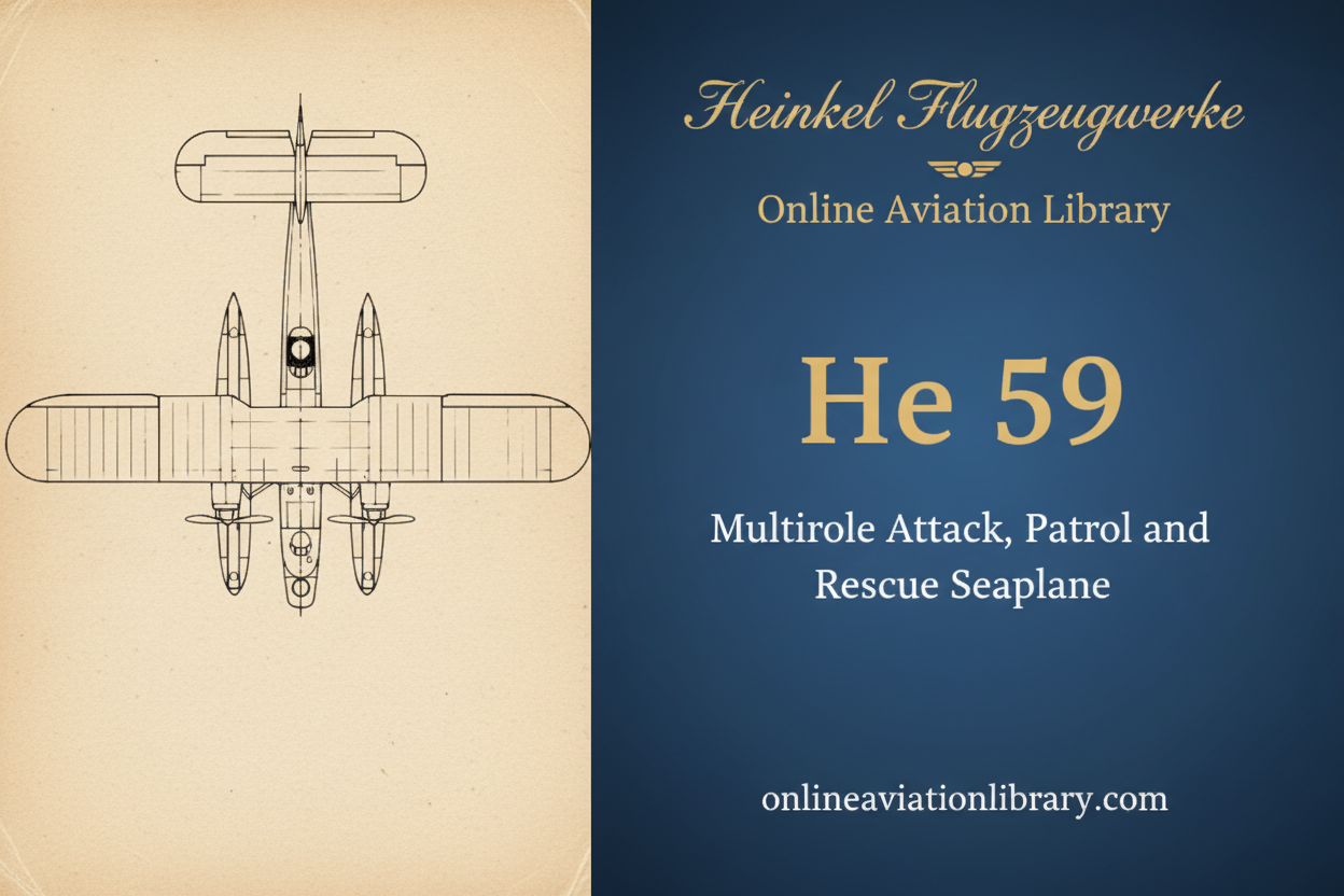 Heinkel He 59: The Multirole Attack, Reconnaissance and Rescue Seaplane