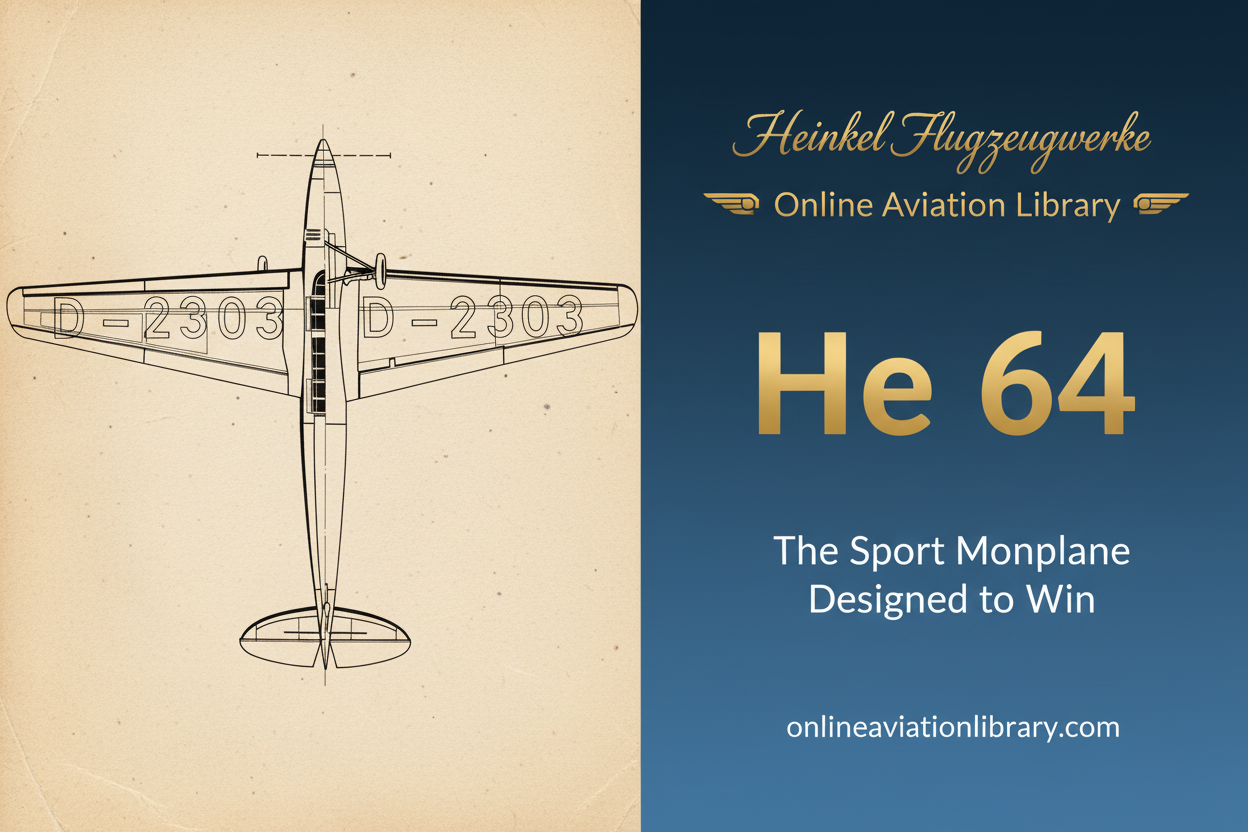 Heinkel He 64: The Sport Monoplane Designed to Win