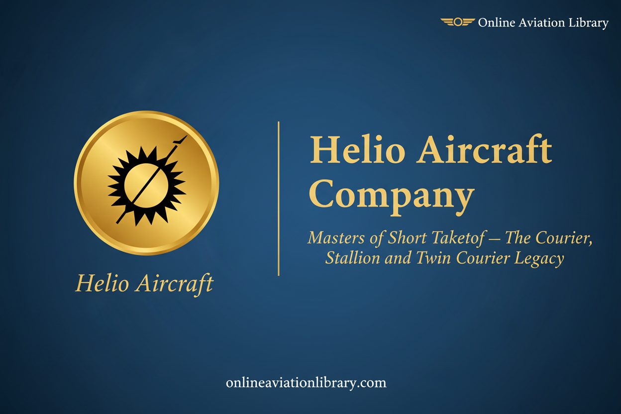 Helio Aircraft Company: Masters of Short Takeoff — The Courier, Stallion and Twin Courier Legacy