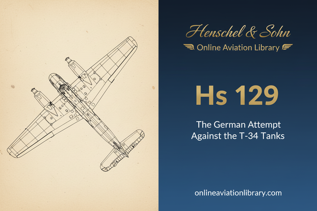 Henschel Hs 129 – The German Attempt Against the T-34 Tanks