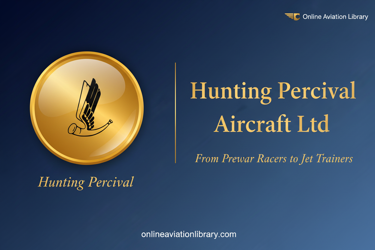 Hunting Percival Aircraft Ltd – Manufacturer Overview & Aircraft List
