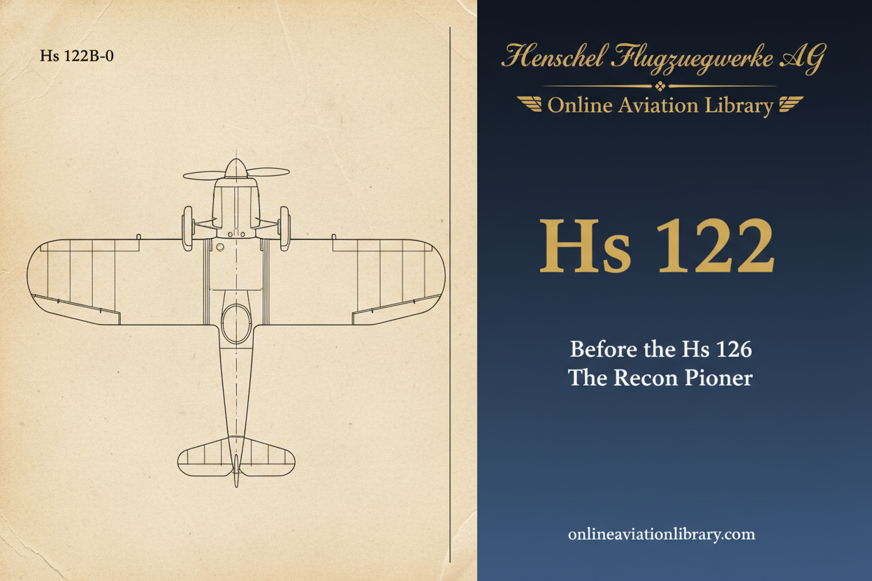 Henschel Hs 122 — Reconnaissance and Army Cooperation Aircraft