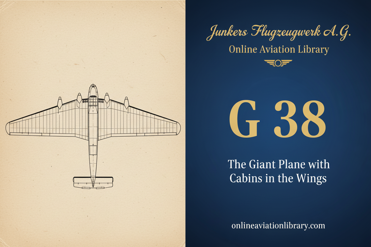 Junkers G 38: The Giant Plane with Cabins in the Wings