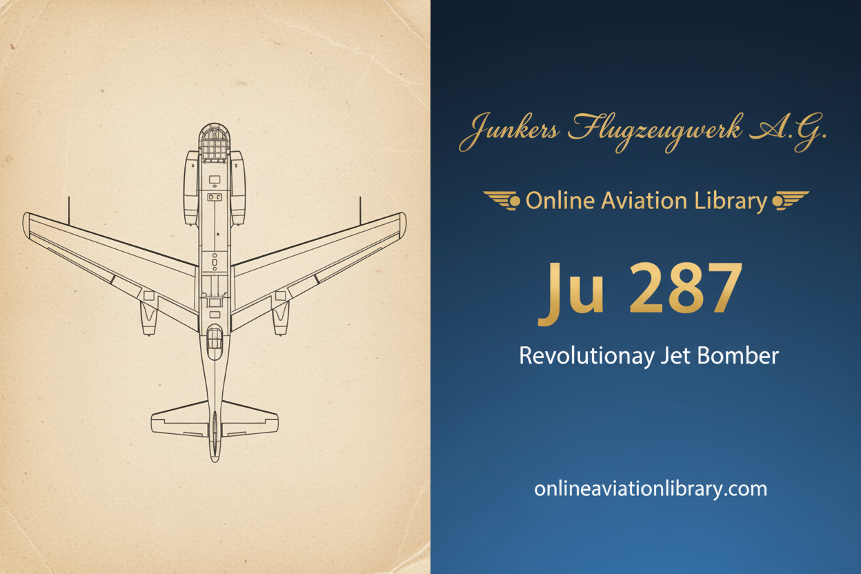 Junkers Ju 287: The Pioneer of the Forward Swept Wing
