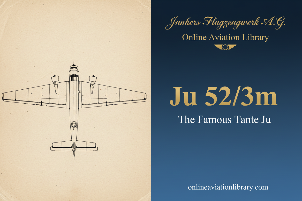 Junkers Ju 52/3m: The Famous Tante Ju