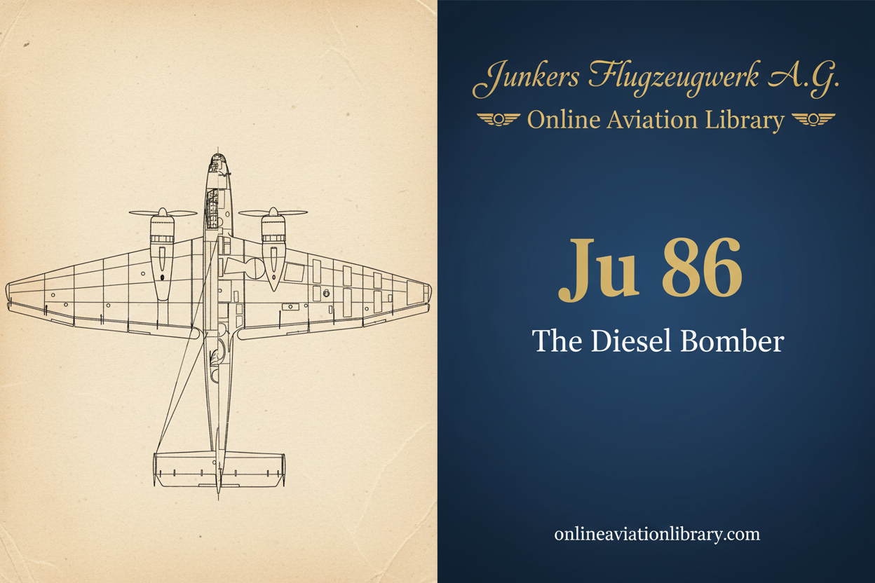 Junkers Ju 86: The Diesel Bomber