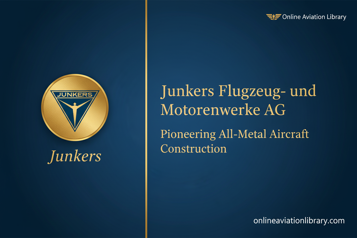 Junkers Flugzeug- und Motorenwerke AG: Pioneering German Aviation Excellence