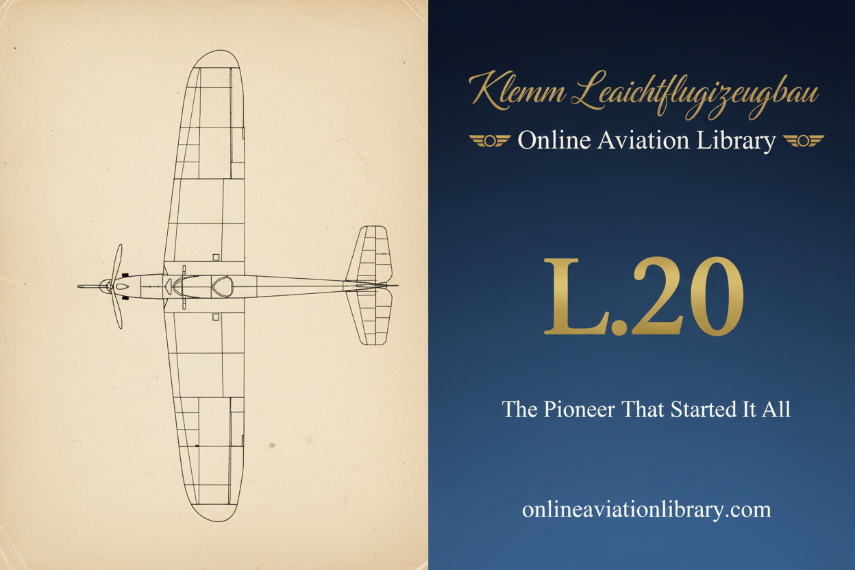 Klemm (Daimler) L.20: The Pioneer That Started It All