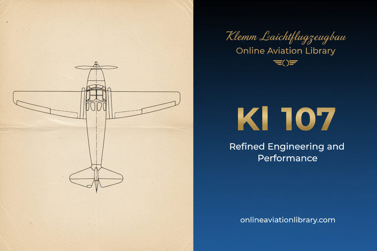 Klemm Kl 107: Refined Engineering and Performance