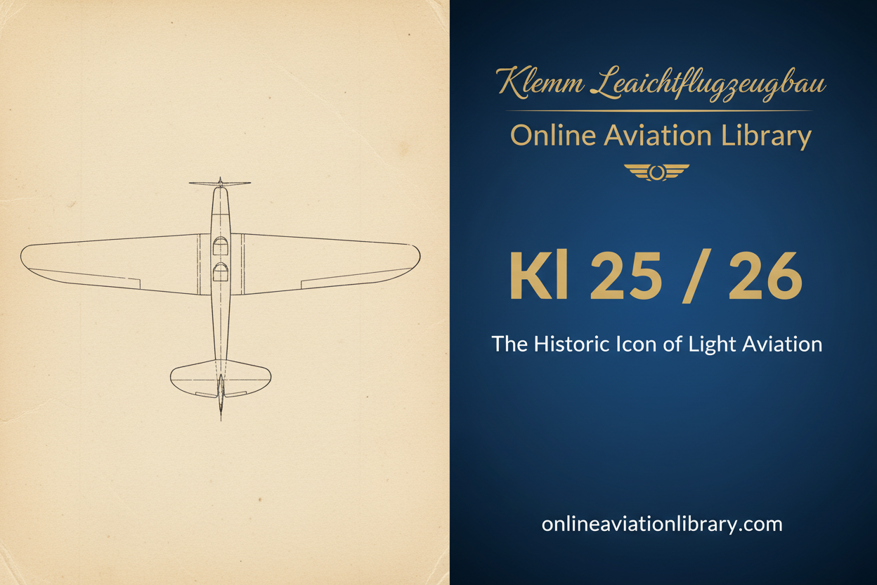 Klemm Kl 25 / 26: The Historic Icon of Light Aviation
