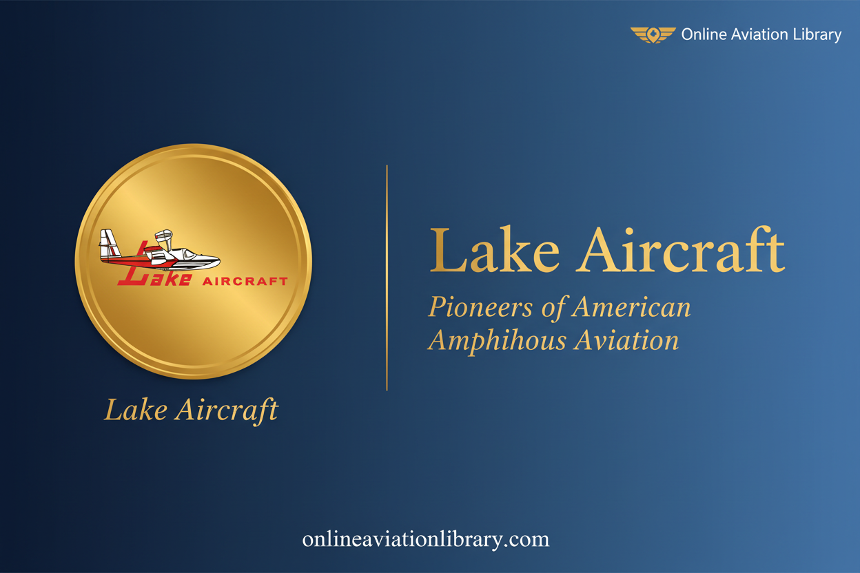 Lake Aircraft: A History of American Amphibious Aviation