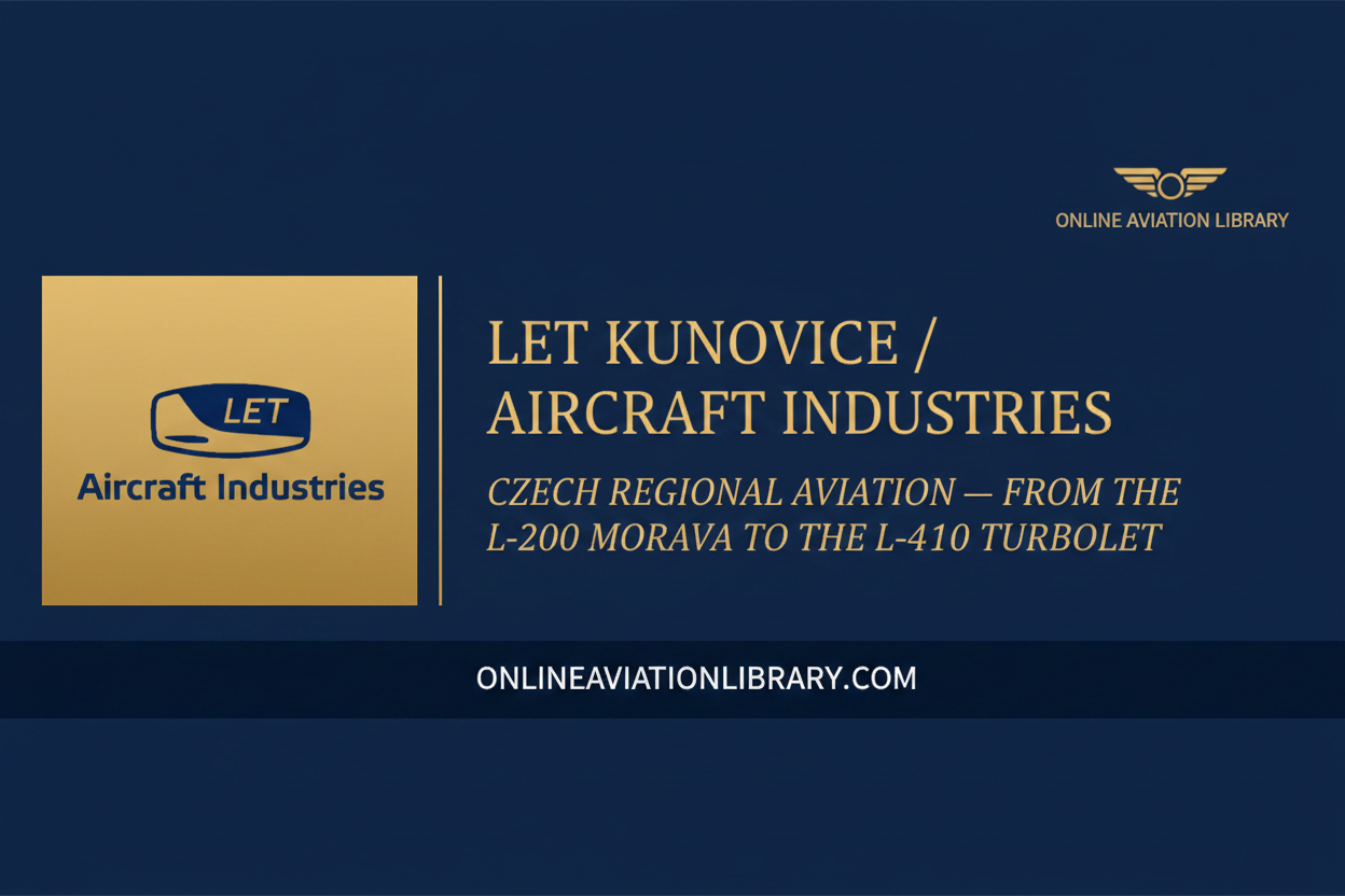 LET Kunovice / Aircraft Industries — A History of Czech Aviation Innovation