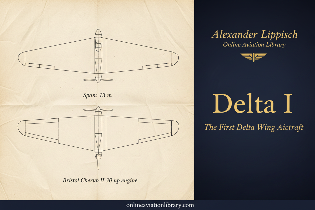 Lippisch Delta I – The First Step Towards the Delta Wing Revolution