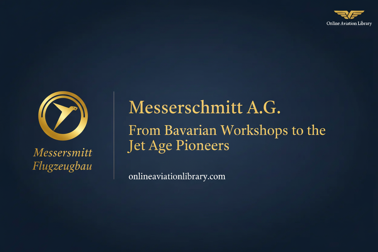 Messerschmitt A.G.: From Bavarian Workshops to Jet Age Pioneers