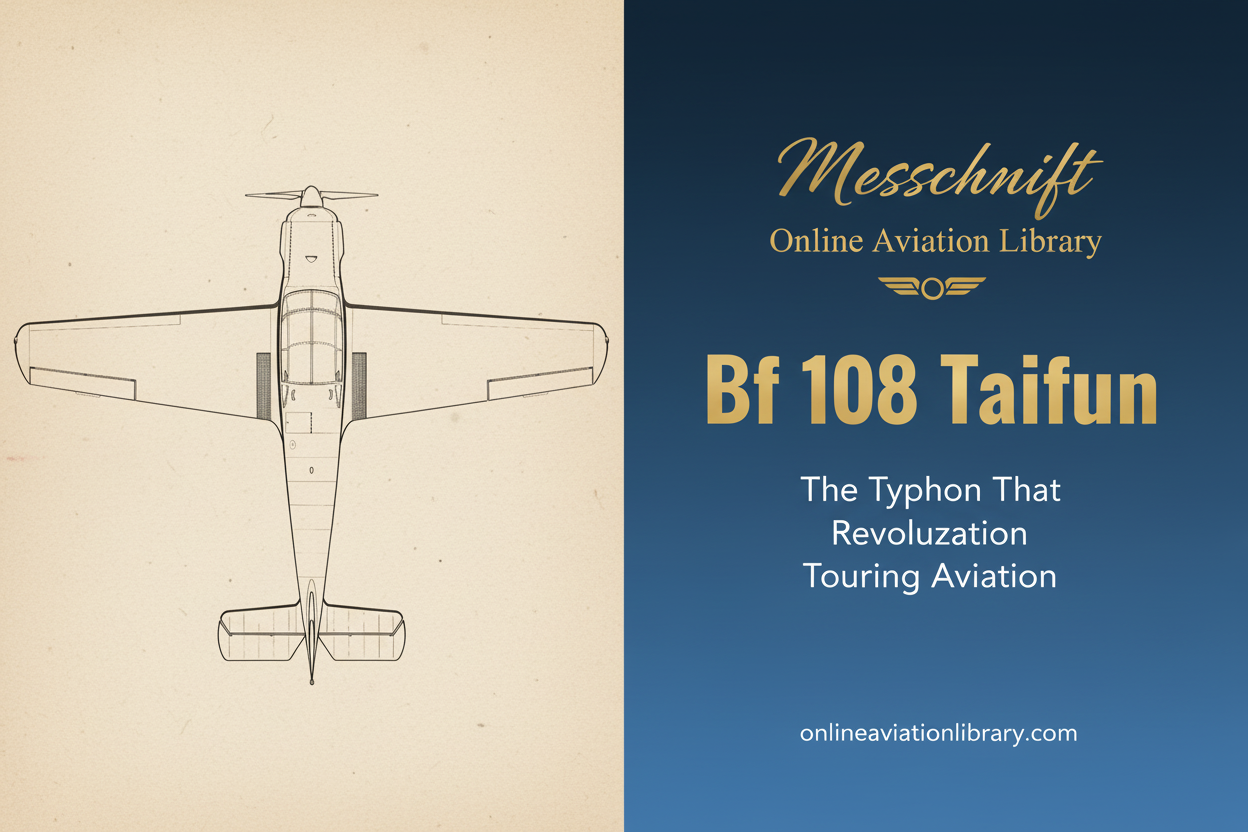 Messerschmitt Bf 108 Taifun: The Typhoon That Revolutionized Touring Aviation