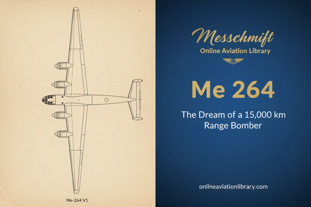 Messerschmitt Me 264: The Dream of a 15,000 km Range Bomber